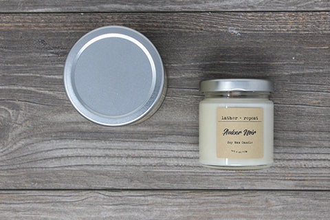 The Amber Noir Soy Candle
