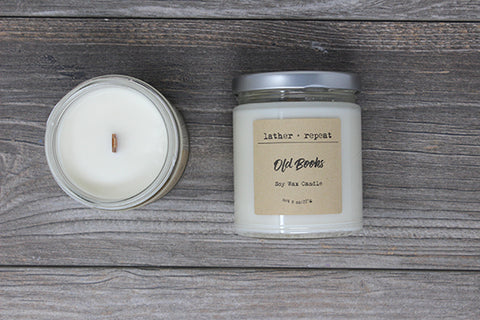 The Old Books Soy Candle