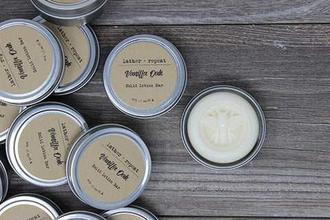 The Vanilla Oak Lotion Bar