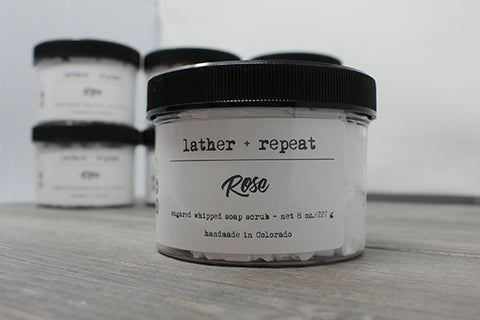 The Rose Sugared Whipped Soap Scrub