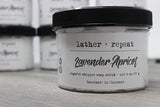 The Lavender Apricot Sugared Whipped Soap Scrub